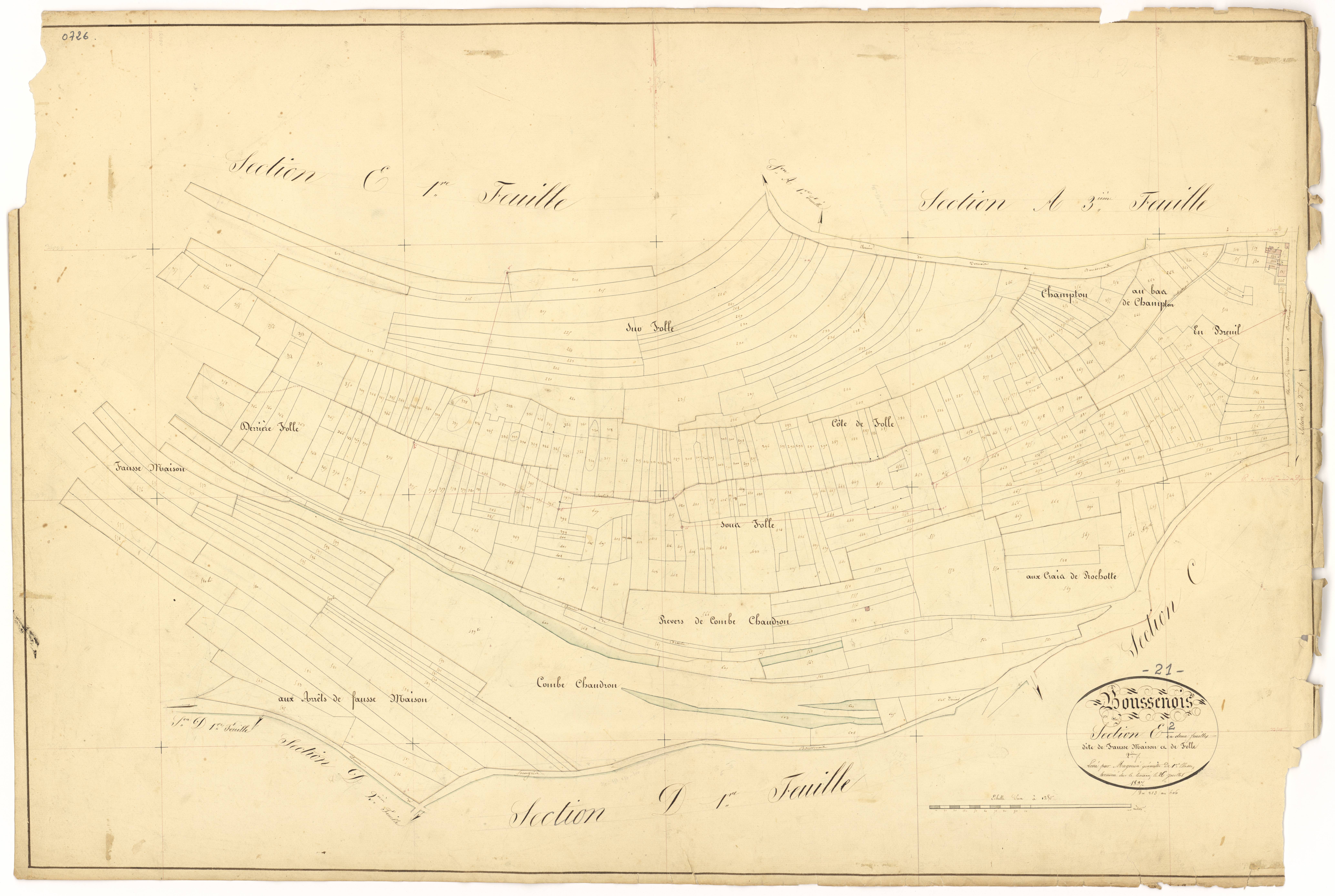 Boussenois - Section E2 - 3 P PLAN 99/11