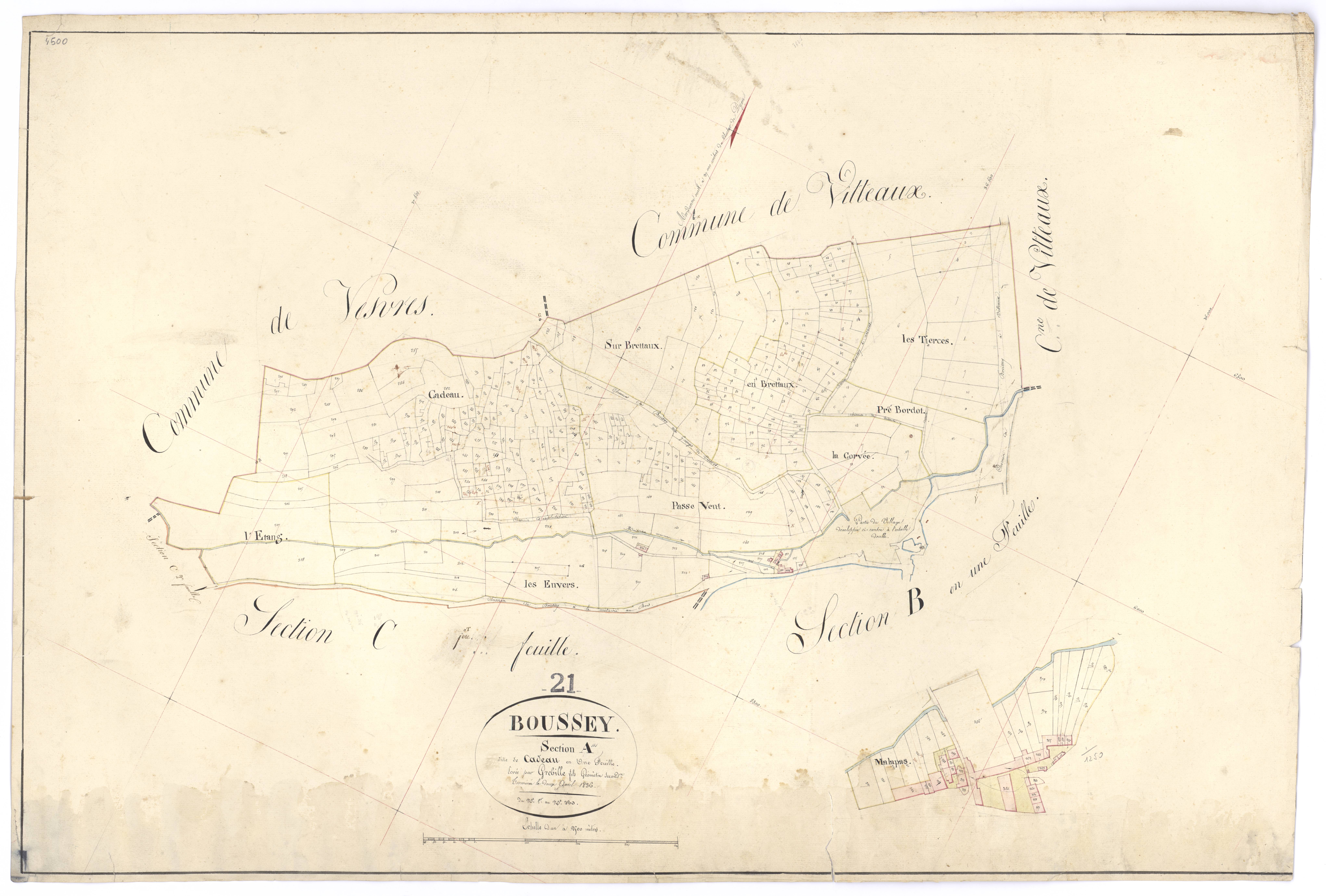 Boussey - Section A - 3 P PLAN 100/2