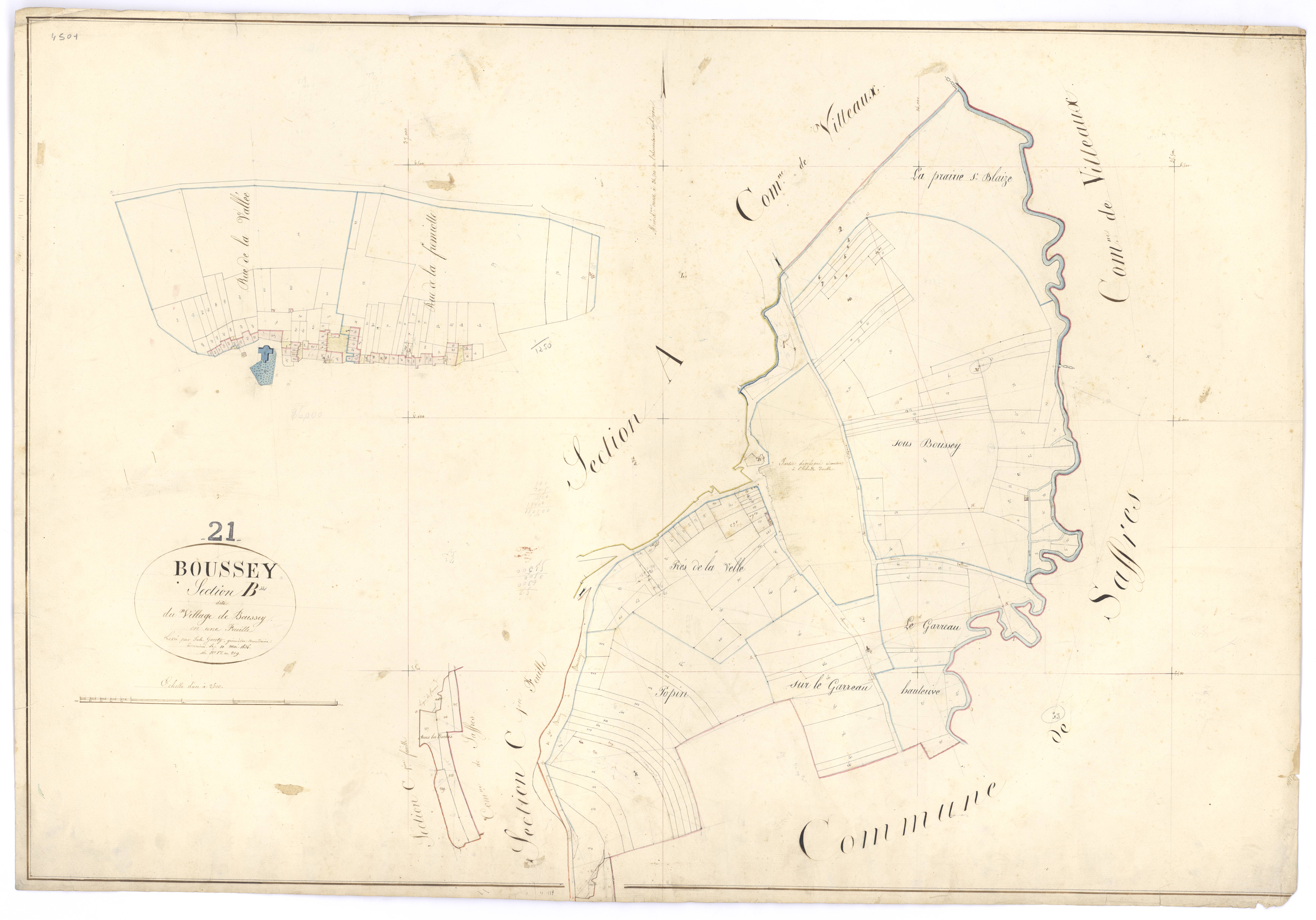 Boussey - Section B - 3 P PLAN 100/3
