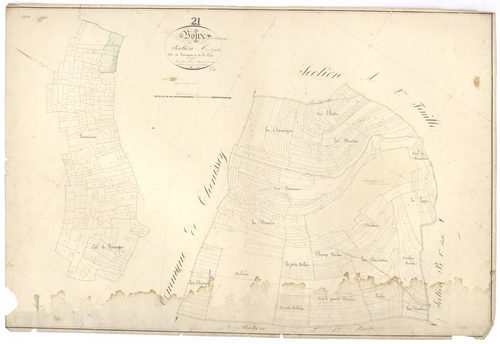 Boux-sous-Salmaise - Section A1 - 3 P PLAN 101/2