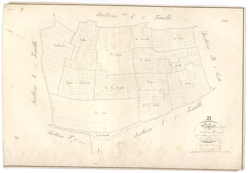 Boux-sous-Salmaise - Section B1 - 3 P PLAN 101/4