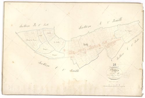 Boux-sous-Salmaise - Section B2 - 3 P PLAN 101/5