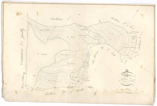 Boux-sous-Salmaise - Section D1 - 3 P PLAN 101/8