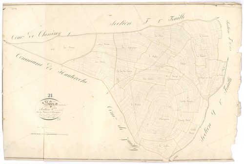 Boux-sous-Salmaise - Section E - 3 P PLAN 101/12