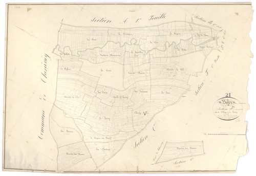 Boux-sous-Salmaise - Section F1 - 3 P PLAN 101/13