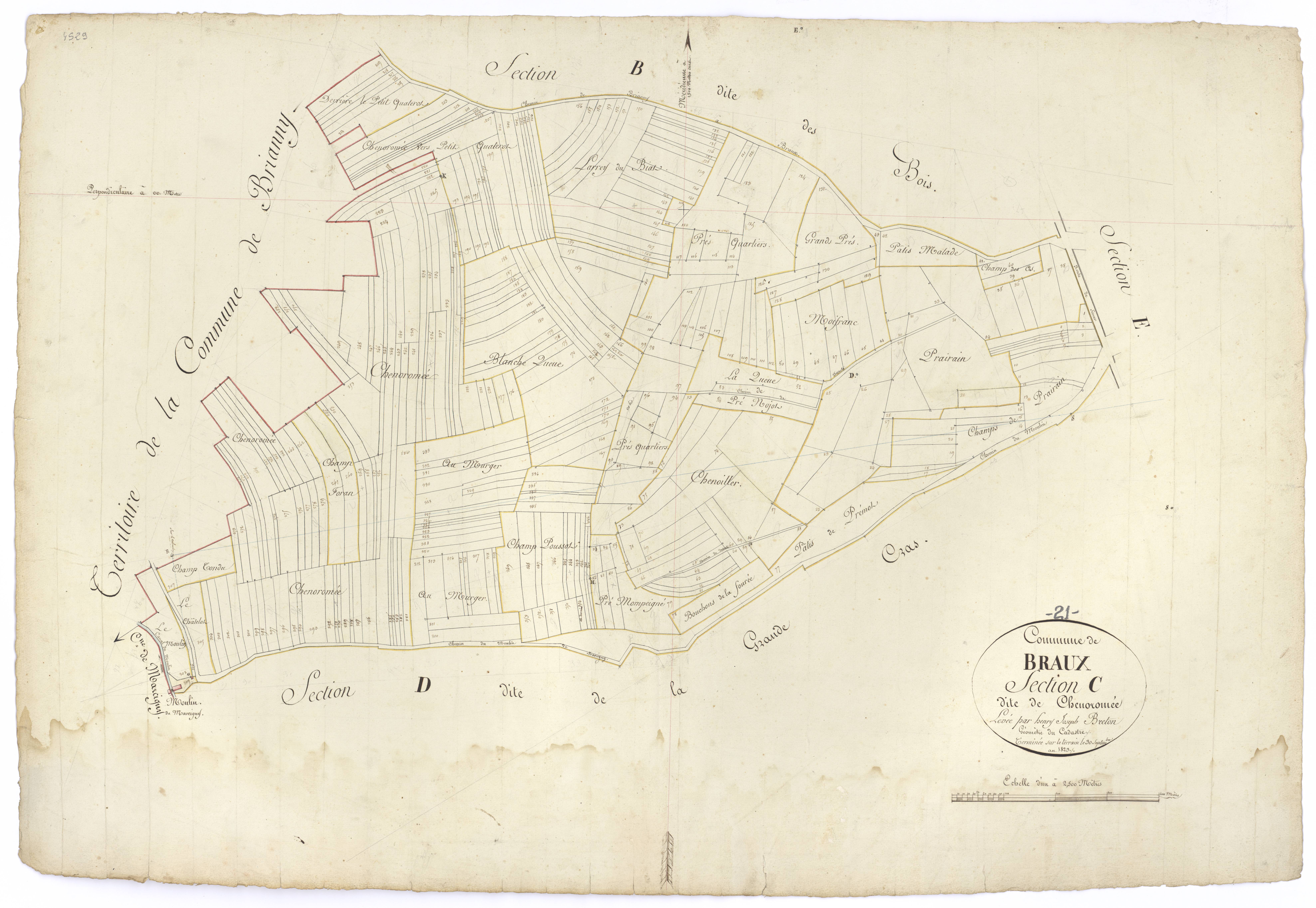 Braux - Section C - 3 P PLAN 104/4