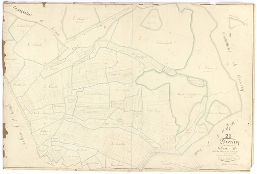 Brazey-en-Morvan - Section B - 3 P PLAN 105/5