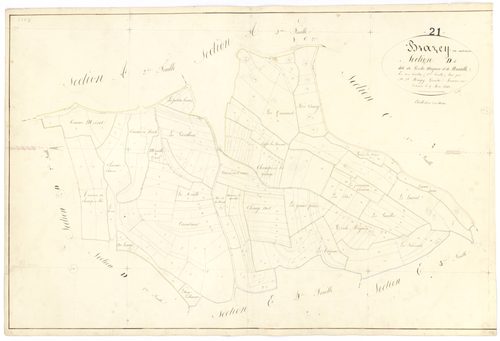 Brazey-en-Morvan - Section D1 - 3 P PLAN 105/9