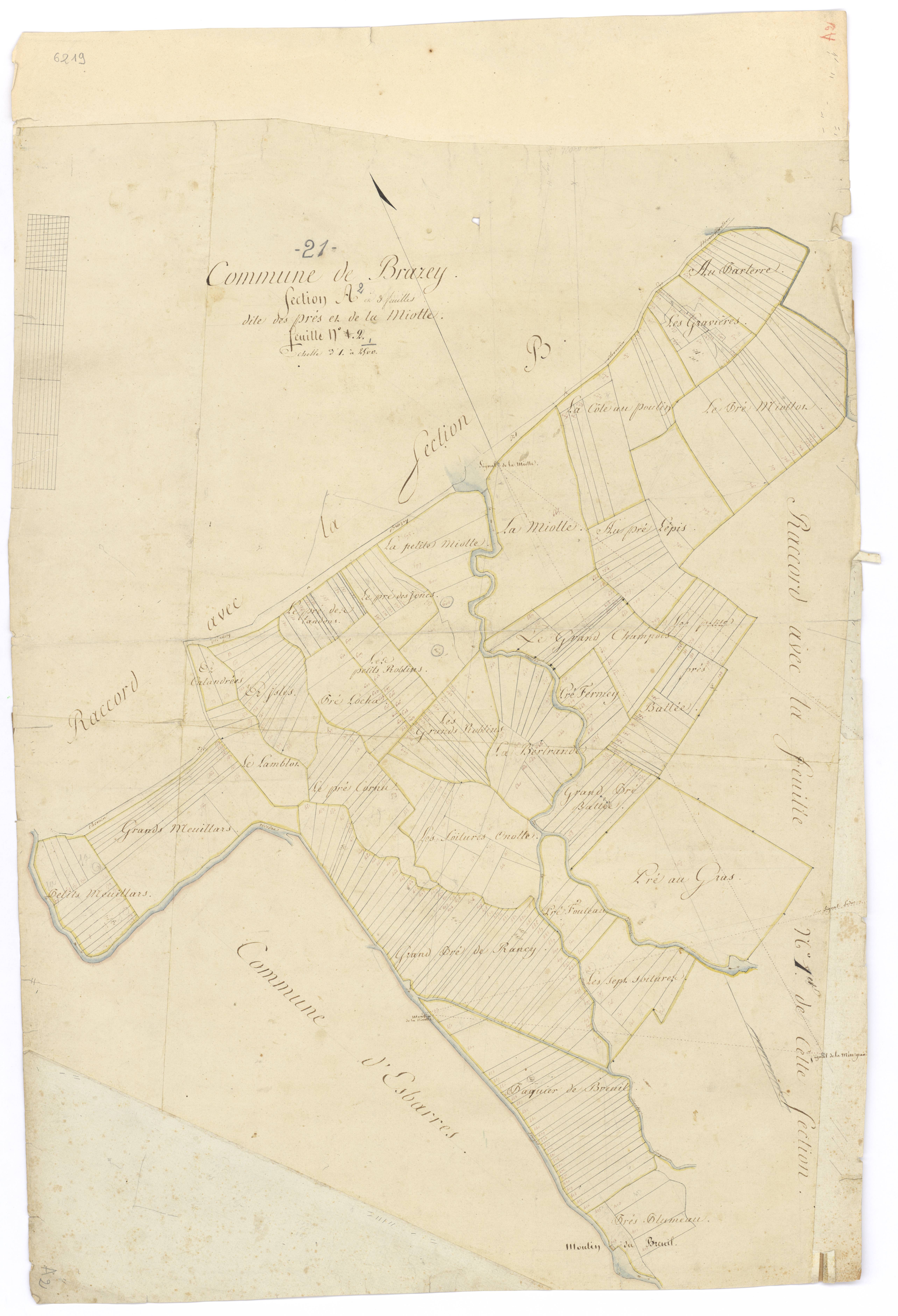 Brazey-en-Plaine - Section A2 - 3 P PLAN 106/3