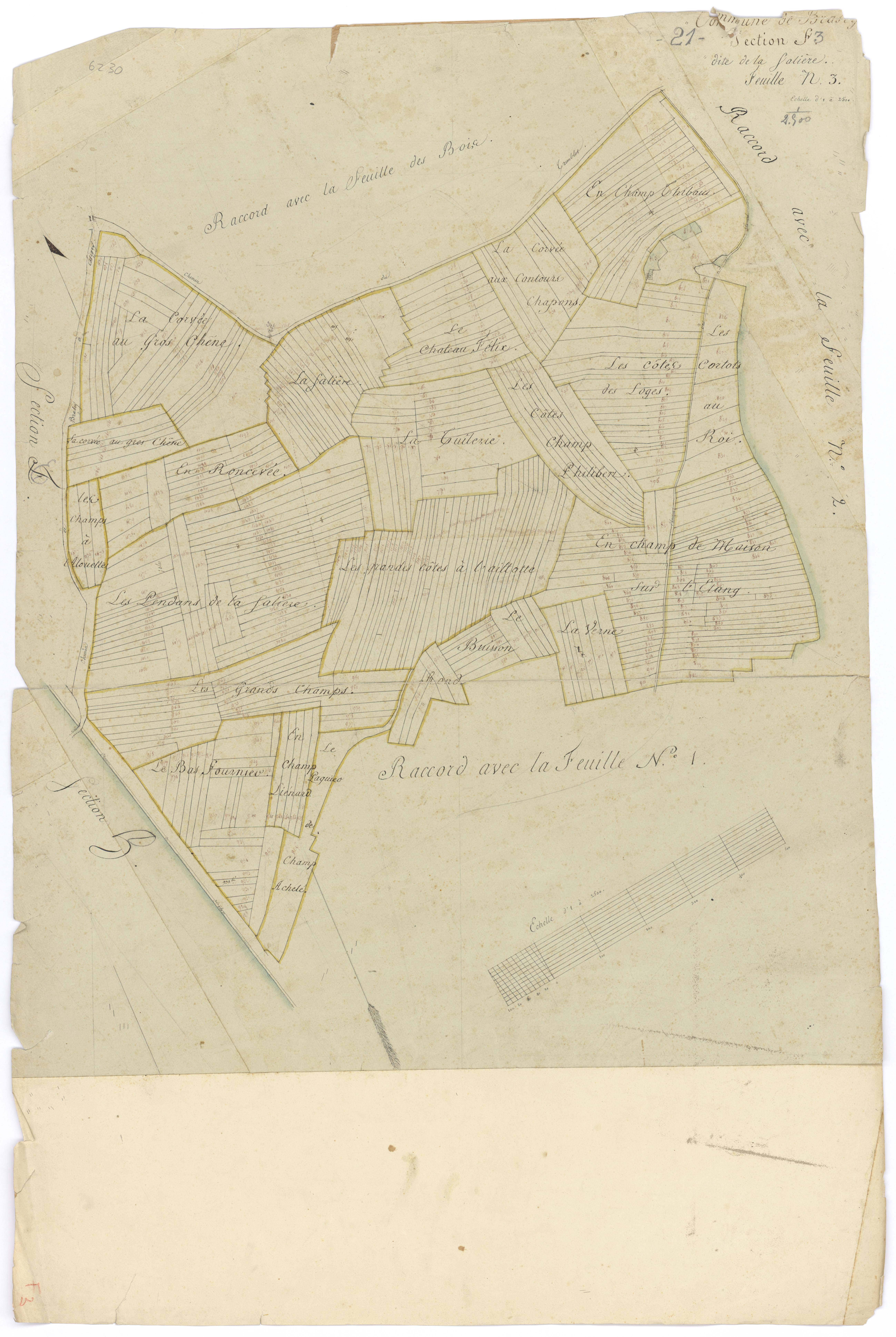 Brazey-en-Plaine - Section F3 - 3 P PLAN 106/14