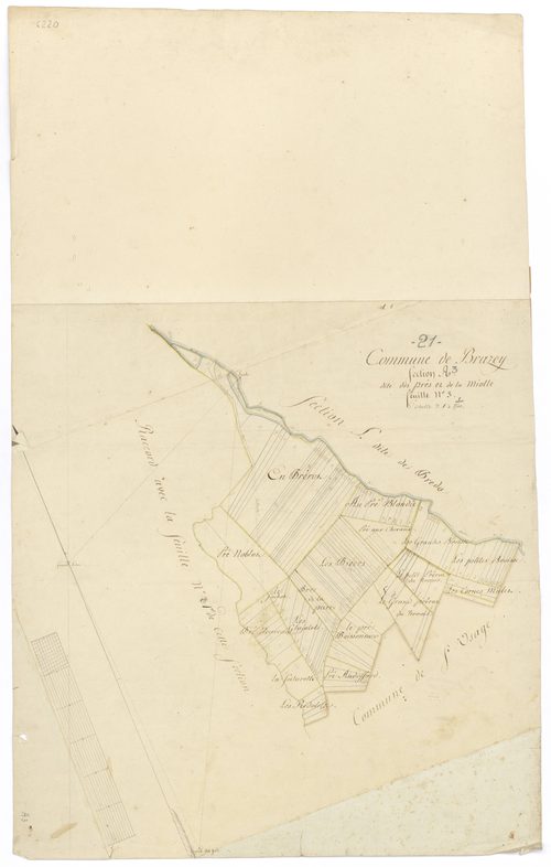 Brazey-en-Plaine - Section A3 - 3 P PLAN 106/4