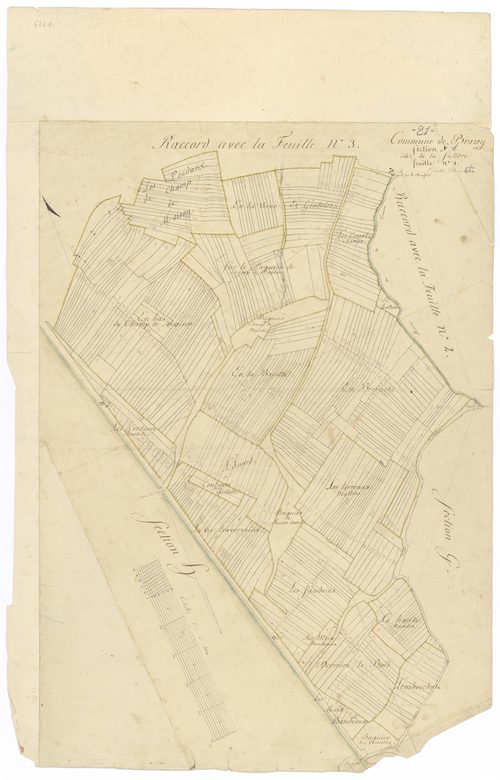 Brazey-en-Plaine - Section F1 - 3 P PLAN 106/12