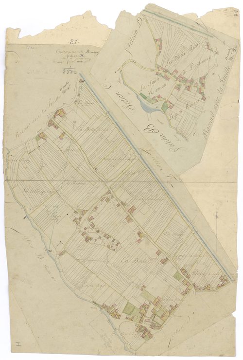 Brazey-en-Plaine - Section H - 3 P PLAN 106/16