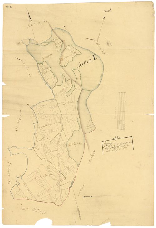 Brémur-et-Vaurois - Section E - 3 P PLAN 107/6