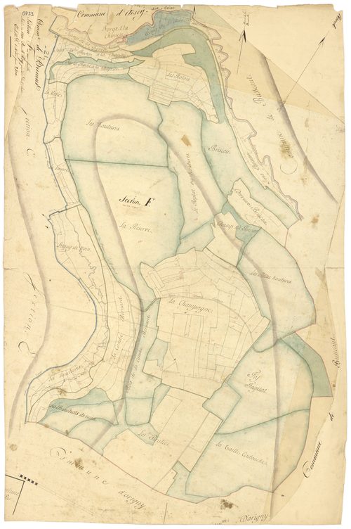 Brémur-et-Vaurois - Section F - 3 P PLAN 107/7