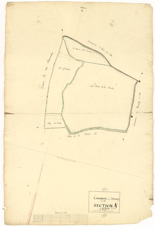 Bressey-sur-Tille - Section A1 - 3 P PLAN 108/2