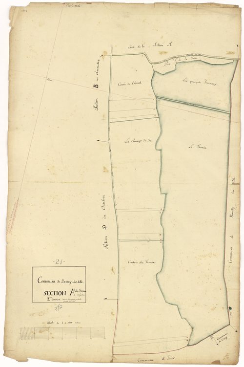 Bressey-sur-Tille - Section A2 - 3 P PLAN 108/3