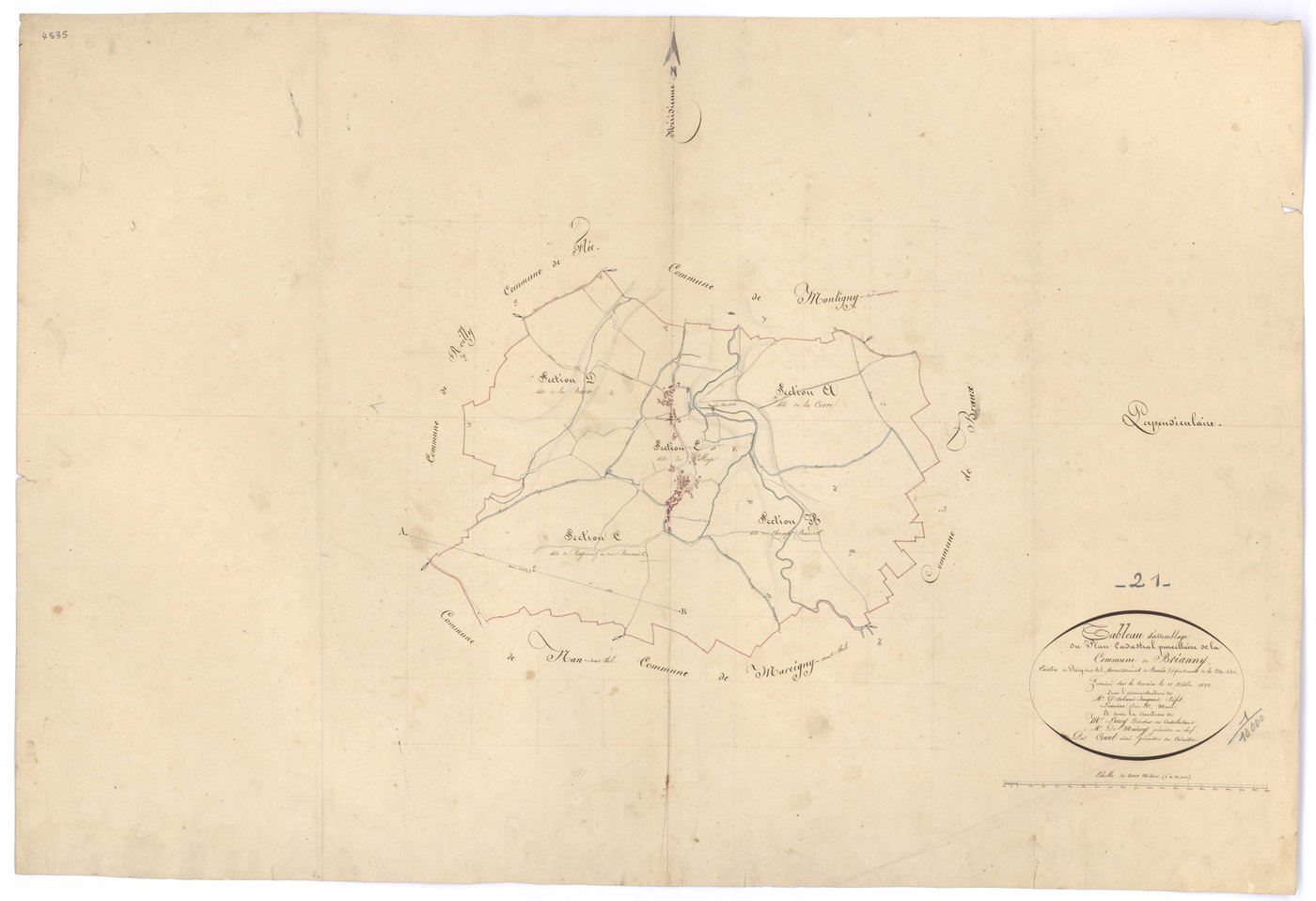 Brianny - Tableau d'assemblage - 3 P PLAN 111/1