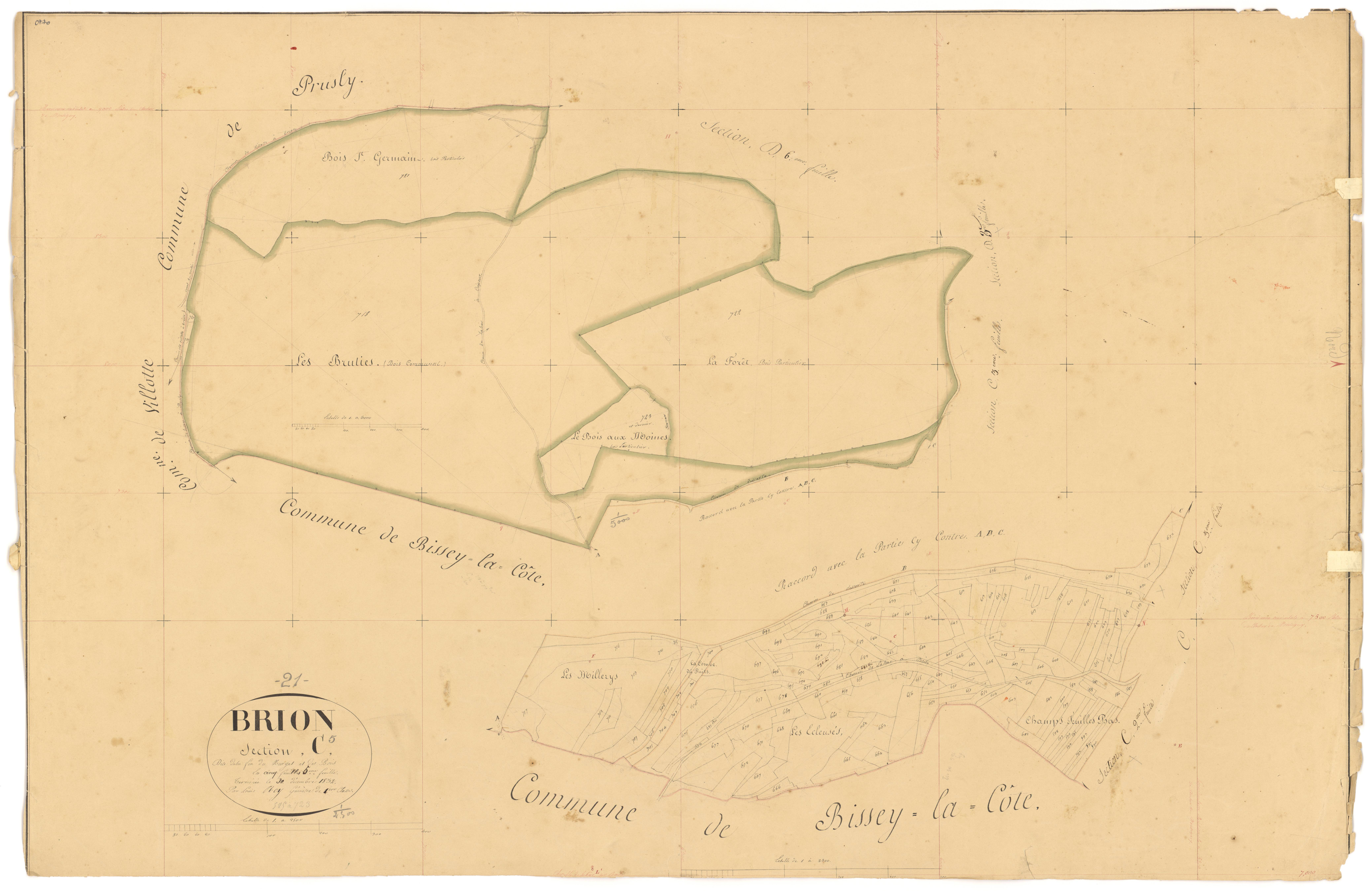 Brion-sur-Ource - Section C5 - 3 P PLAN 112/17
