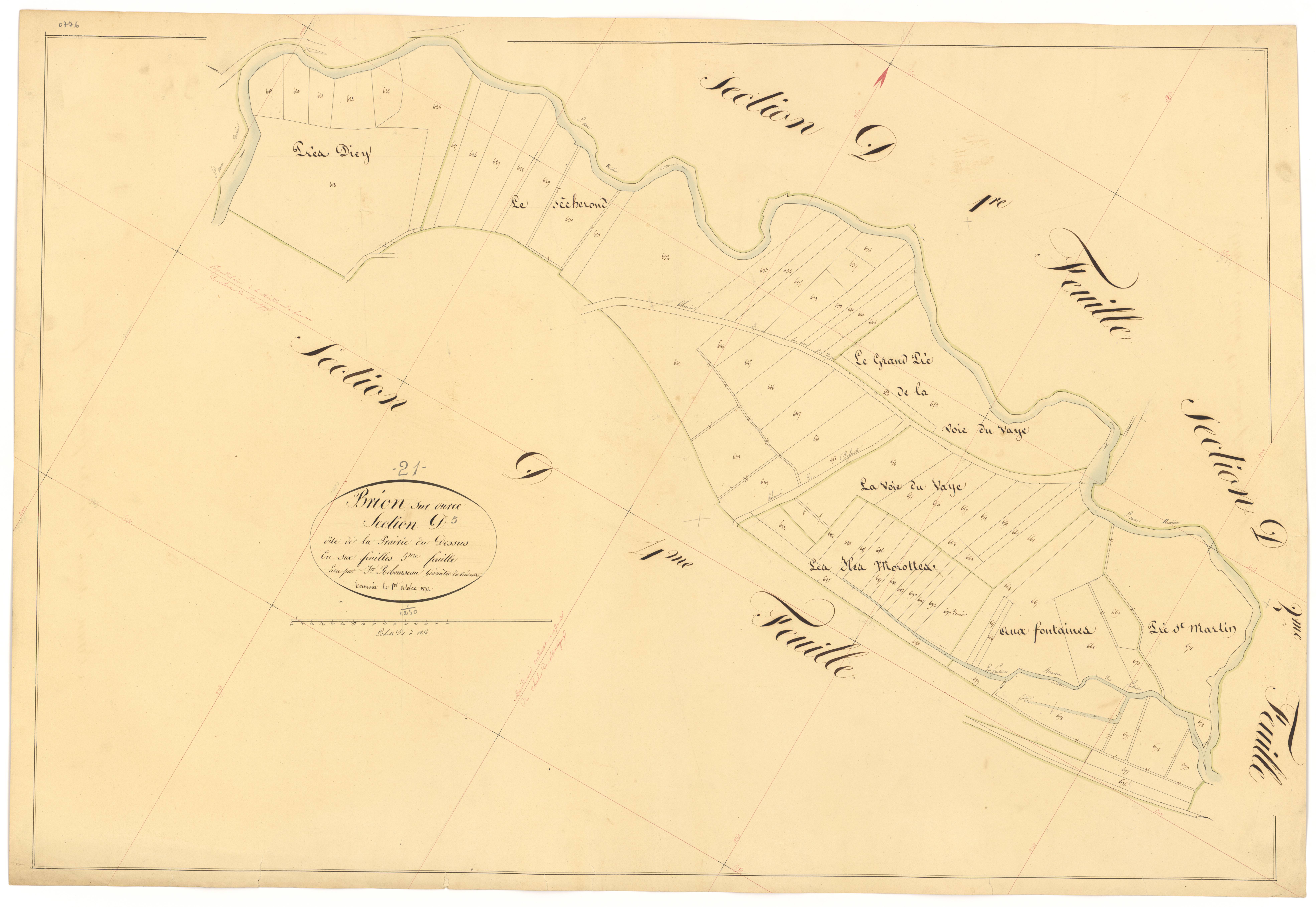 Brion-sur-Ource - Section D5 - 3 P PLAN 112/23