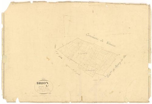 Brion-sur-Ource - Section A1 - 3 P PLAN 112/3
