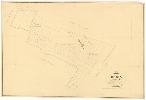 Brion-sur-Ource - Section A2 - 3 P PLAN 112/4