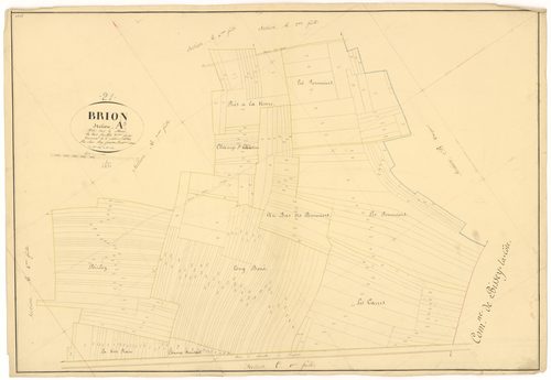 Brion-sur-Ource - Section A3 - 3 P PLAN 112/5