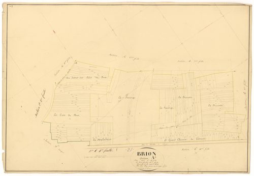 Brion-sur-Ource - Section A4 - 3 P PLAN 112/6