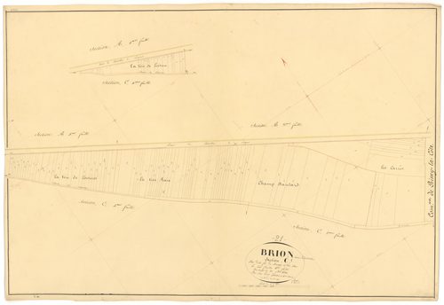 Brion-sur-Ource - Section C1 - 3 P PLAN 112/13