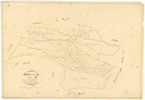 Brion-sur-Ource - Section D6 - 3 P PLAN 112/24