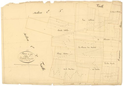 Brion-sur-Ource - Section E1 - 3 P PLAN 112/26