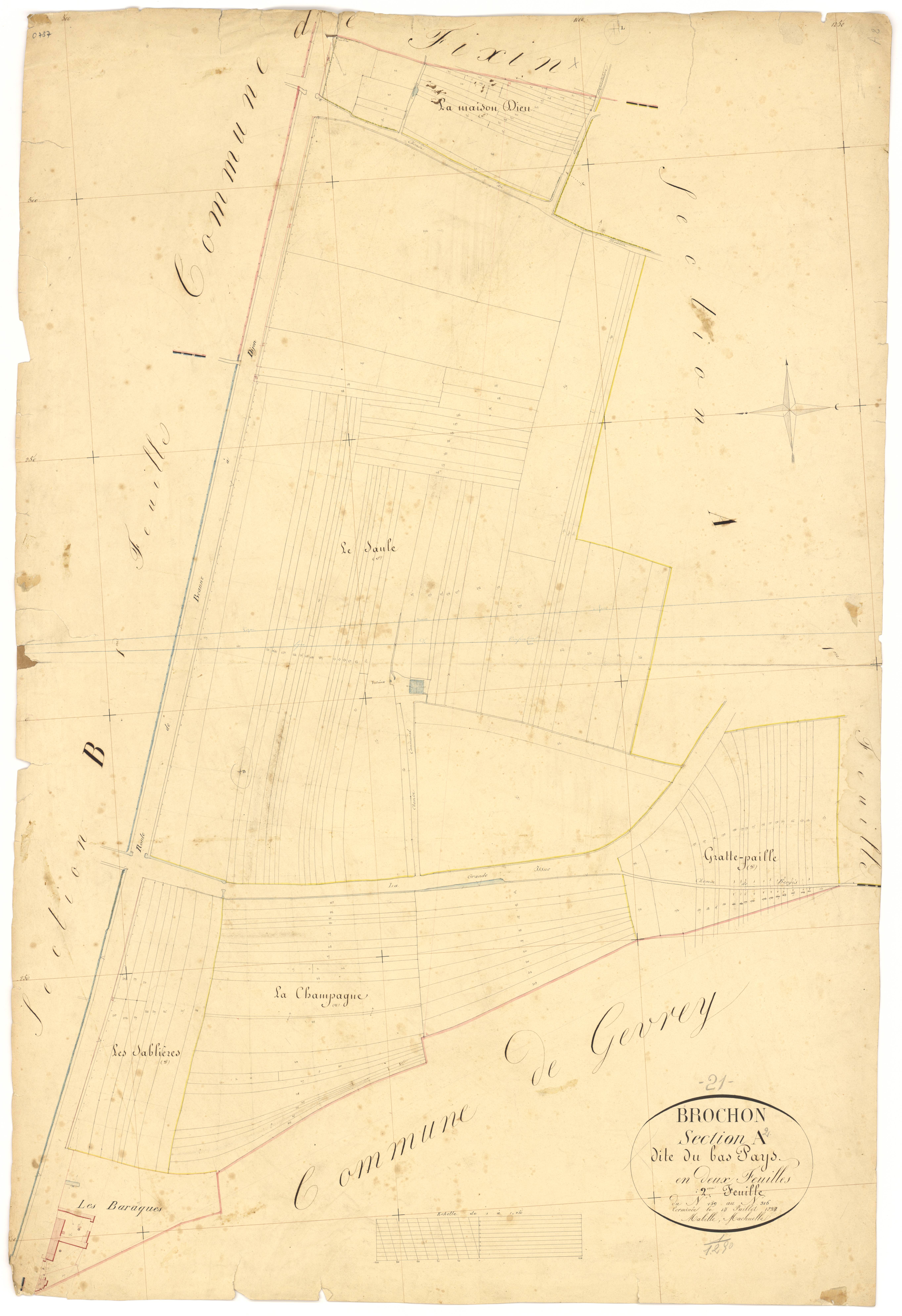 Brochon - Section A2 - 3 P PLAN 113/3