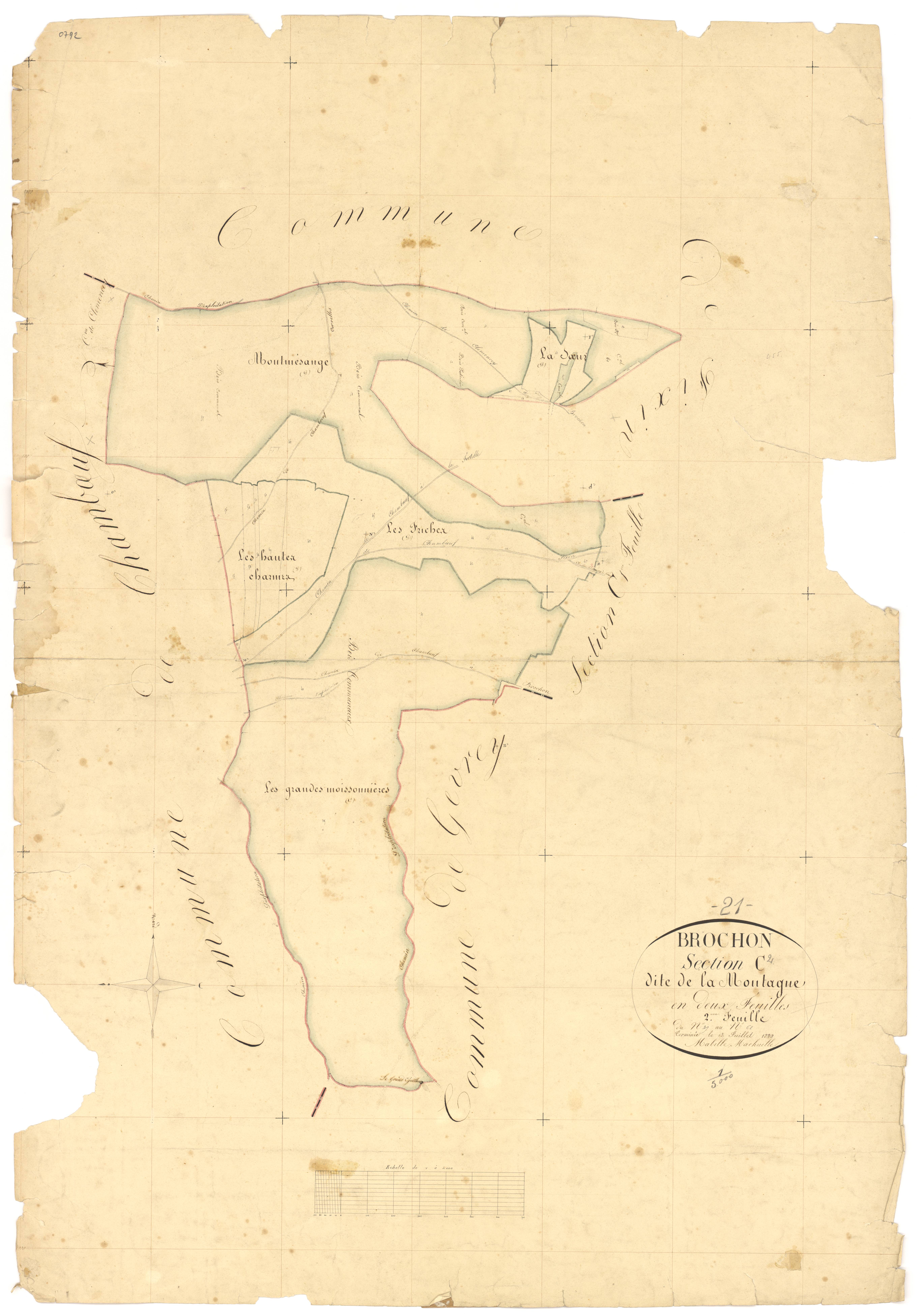 Brochon - Section C2 - 3 P PLAN 113/8