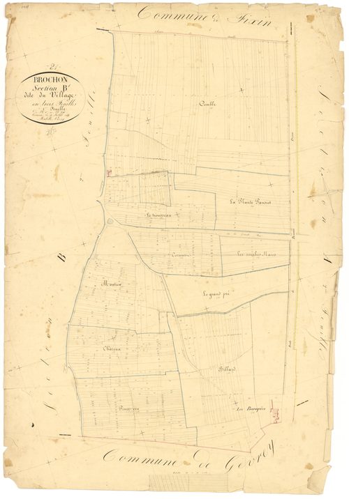 Brochon - Section B1 - 3 P PLAN 113/4