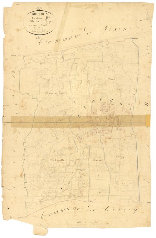 Brochon - Section B3 - 3 P PLAN 113/6