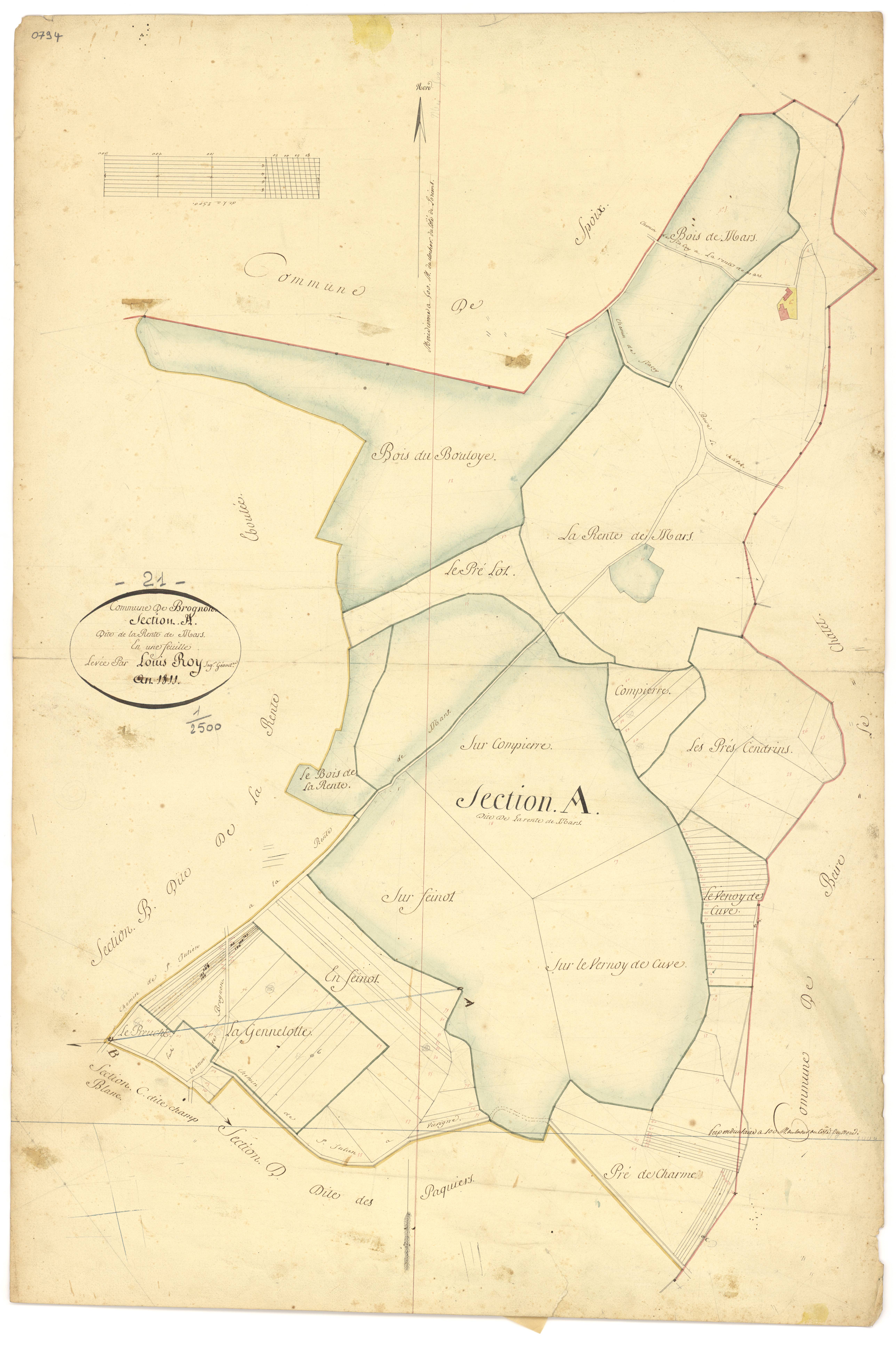 Brognon - Section A - 3 P PLAN 114/2