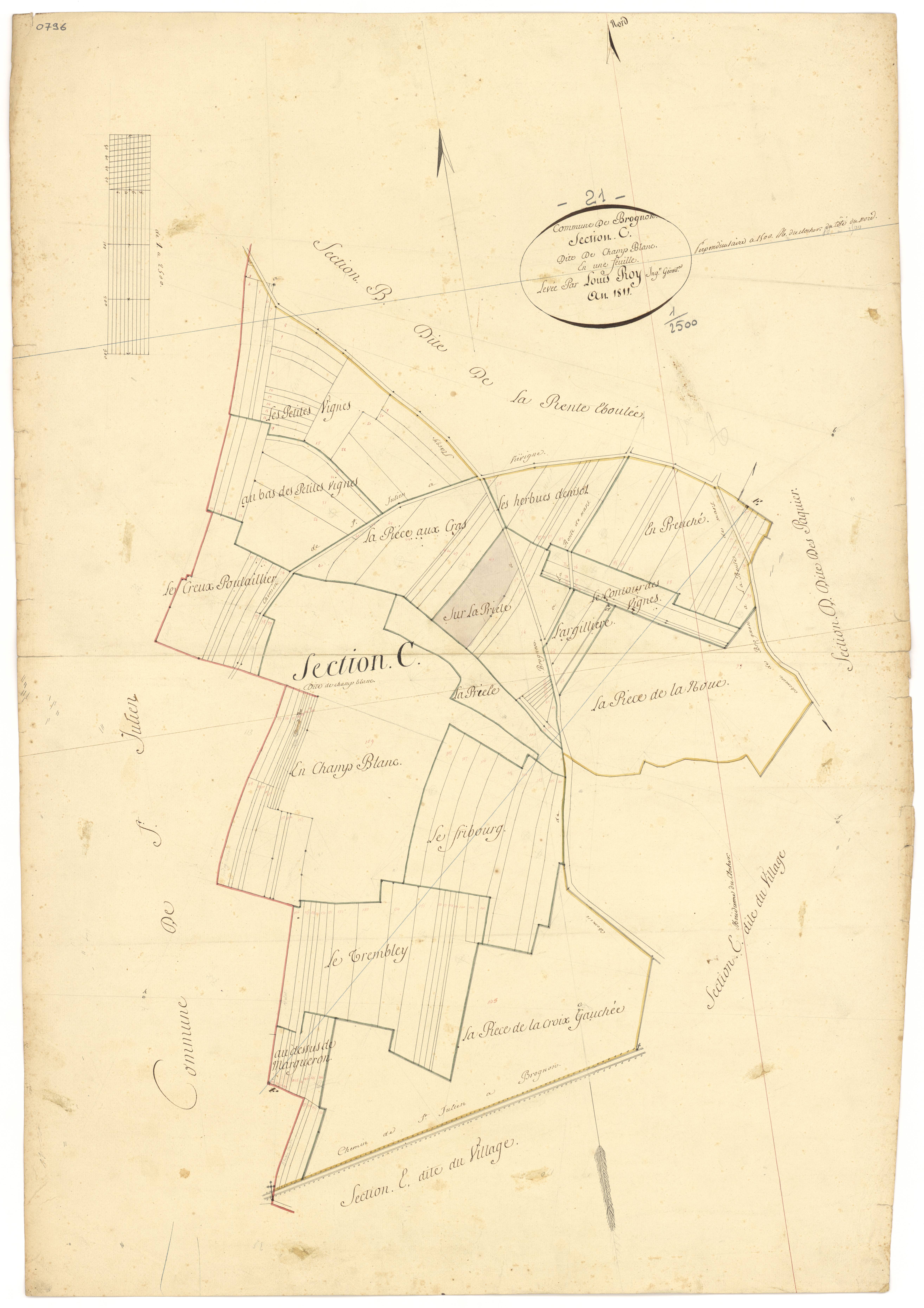 Brognon - Section C - 3 P PLAN 114/4