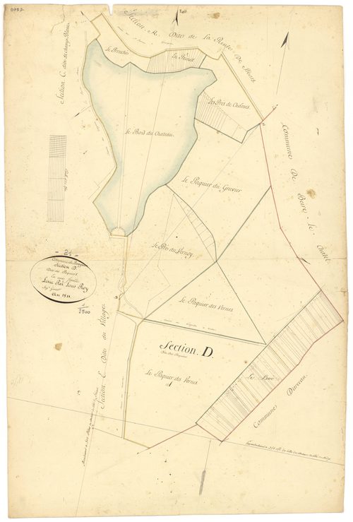 Brognon - Section D - 3 P PLAN 114/5
