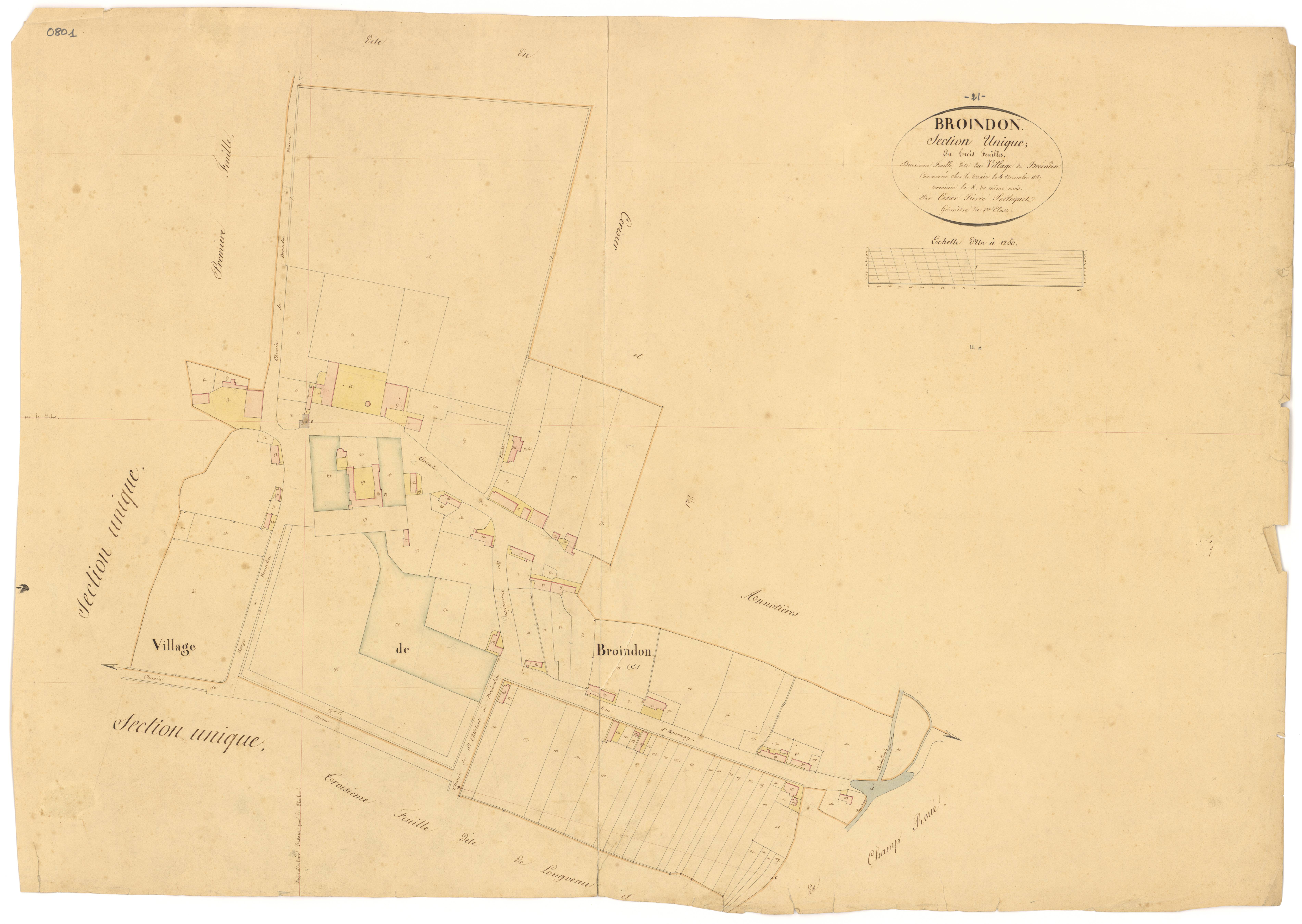 Broindon - Section unique - 3 P PLAN 116/3