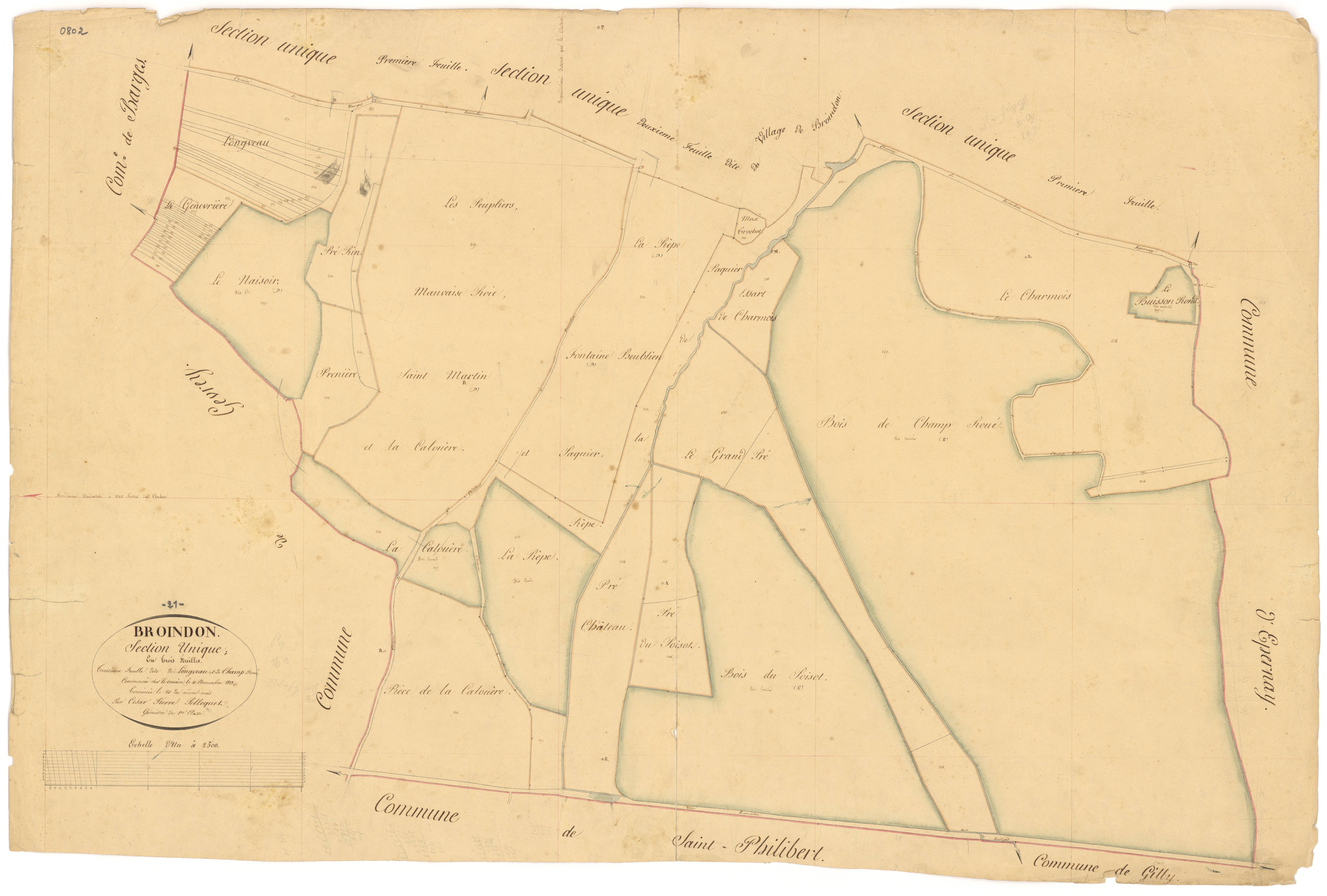 Broindon - Section unique - 3 P PLAN 116/4
