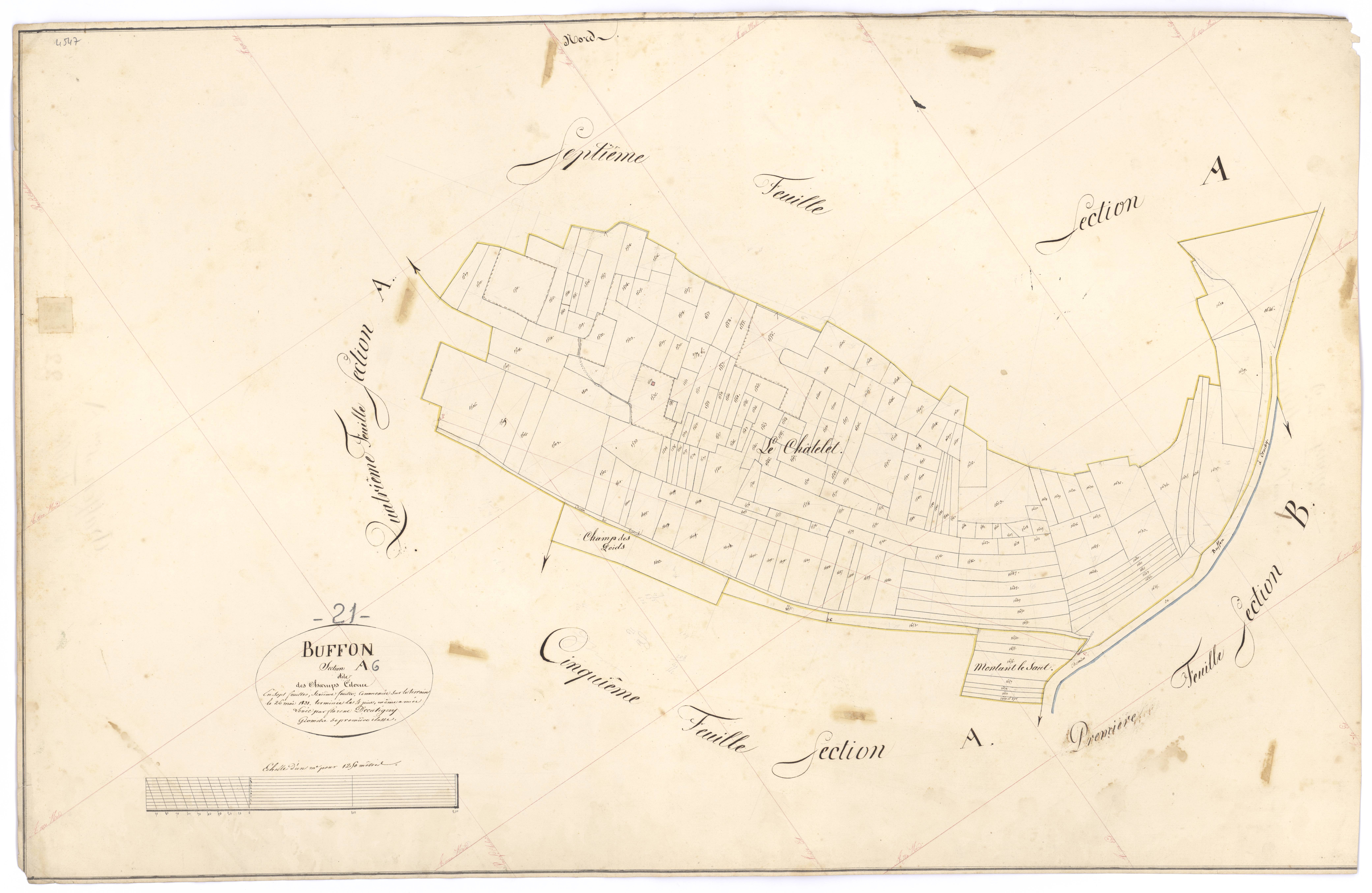 Buffon - Section A6 - 3 P PLAN 118/7