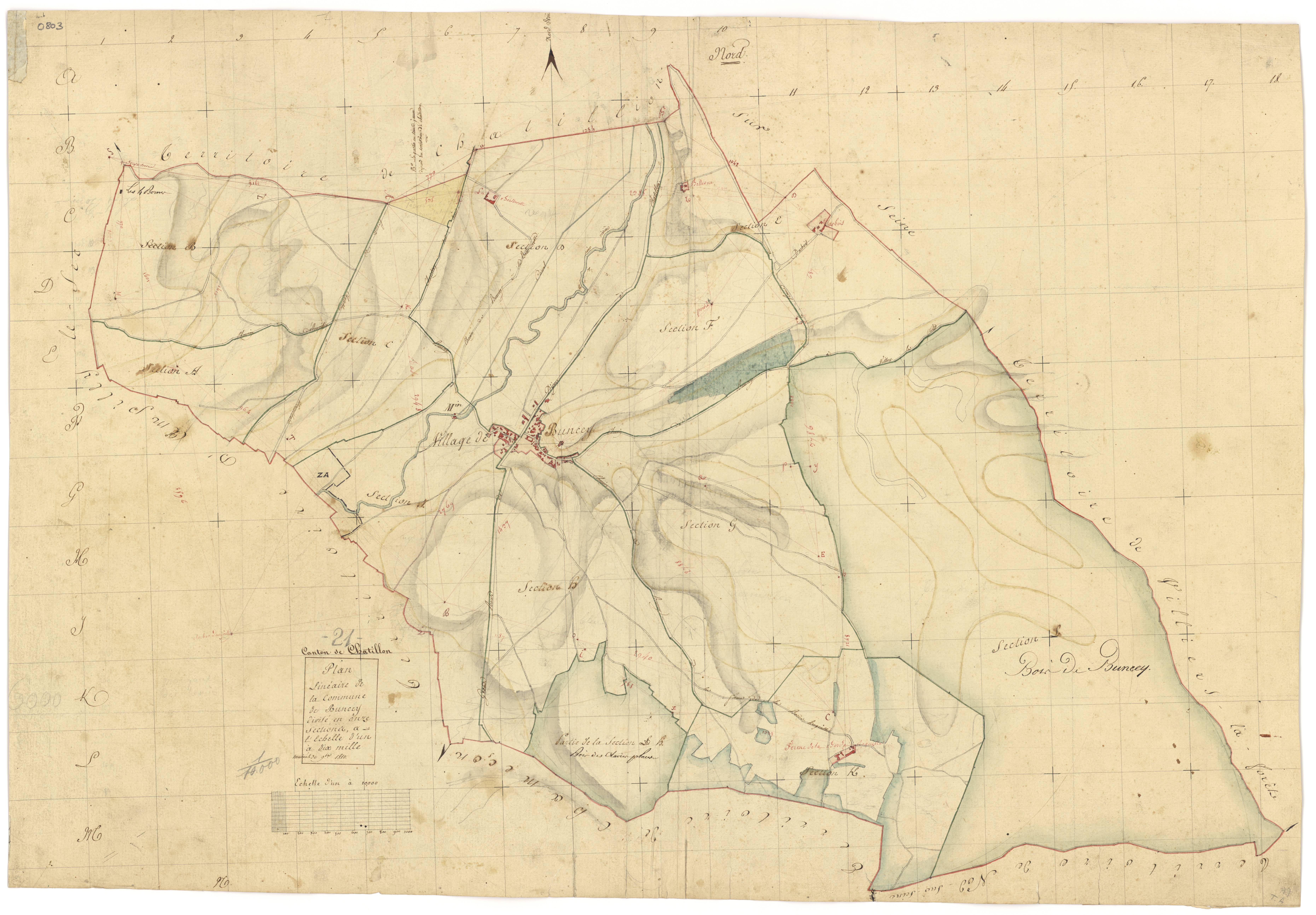 Buncey - Tableau d'assemblage - 3 P PLAN 119/1