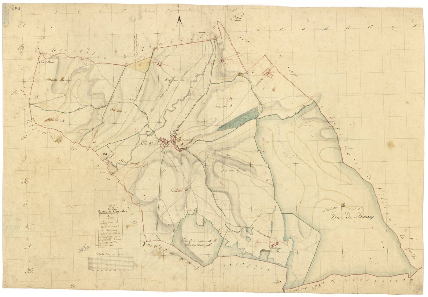 Buncey - Tableau d'assemblage - 3 P PLAN 119/1