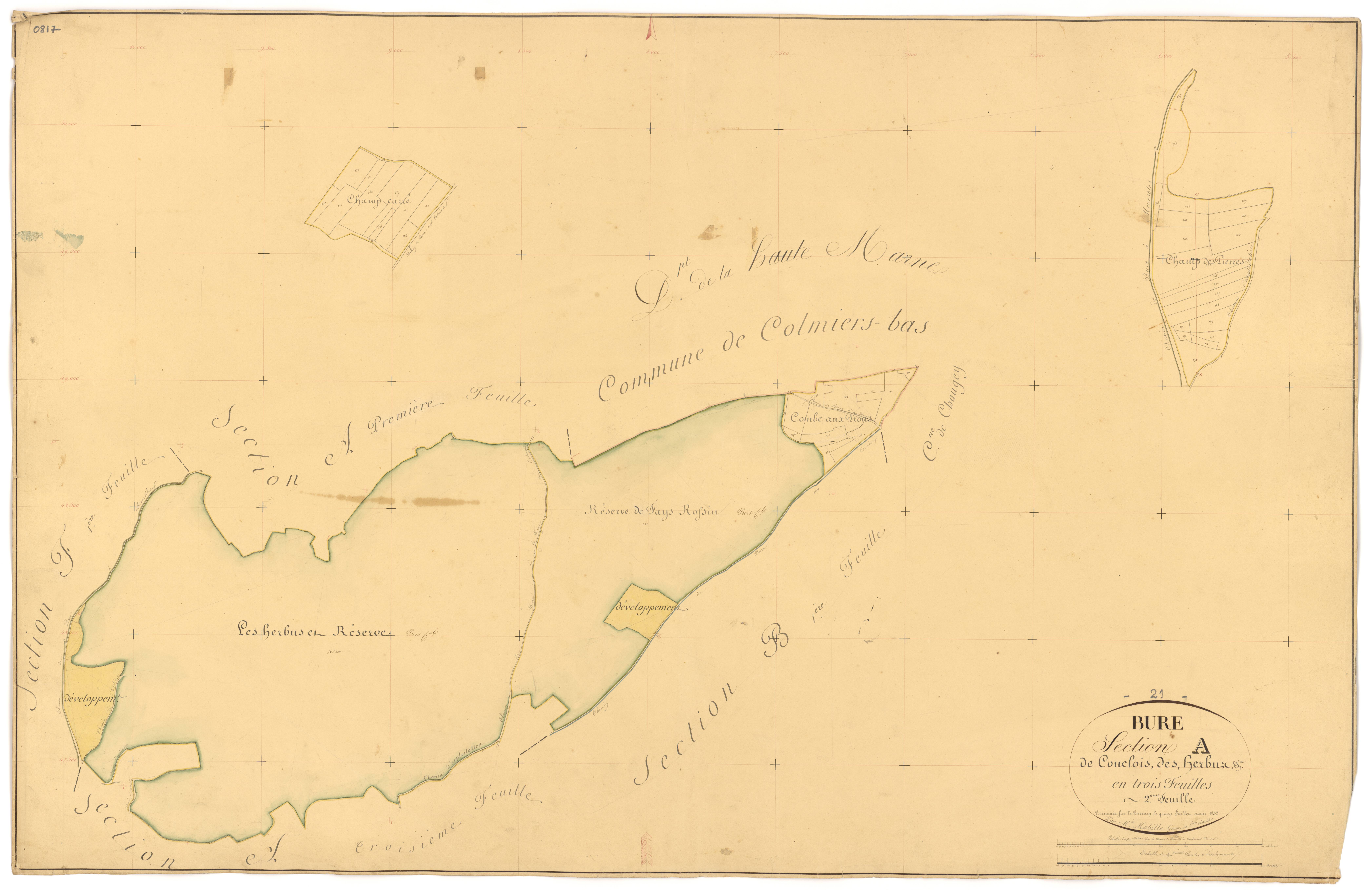 Bure-les-Templiers - Section A2 - 3 P PLAN 120/3
