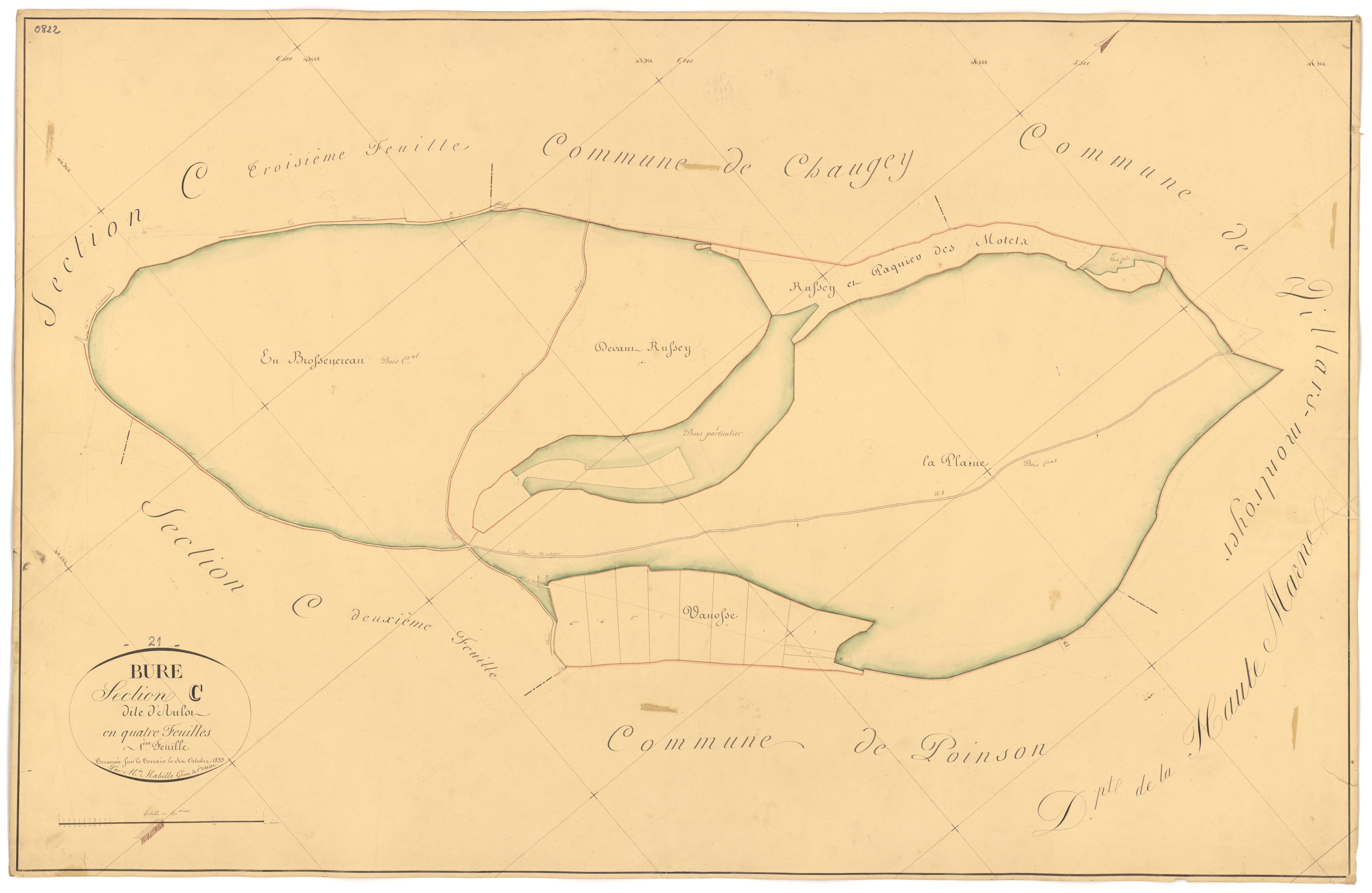 Bure-les-Templiers - Section C1 - 3 P PLAN 120/8