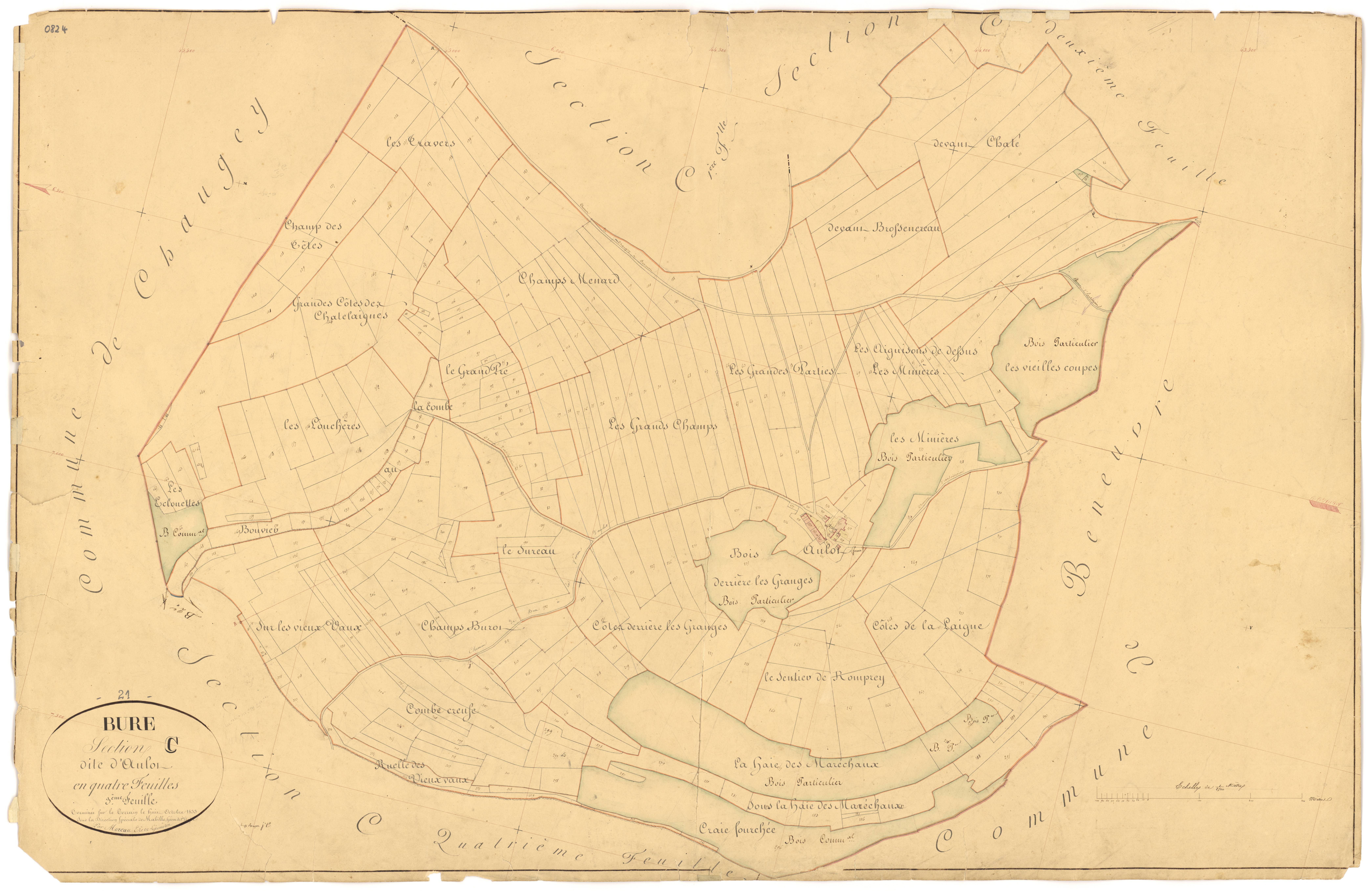 Bure-les-Templiers - Section C3 - 3 P PLAN 120/10