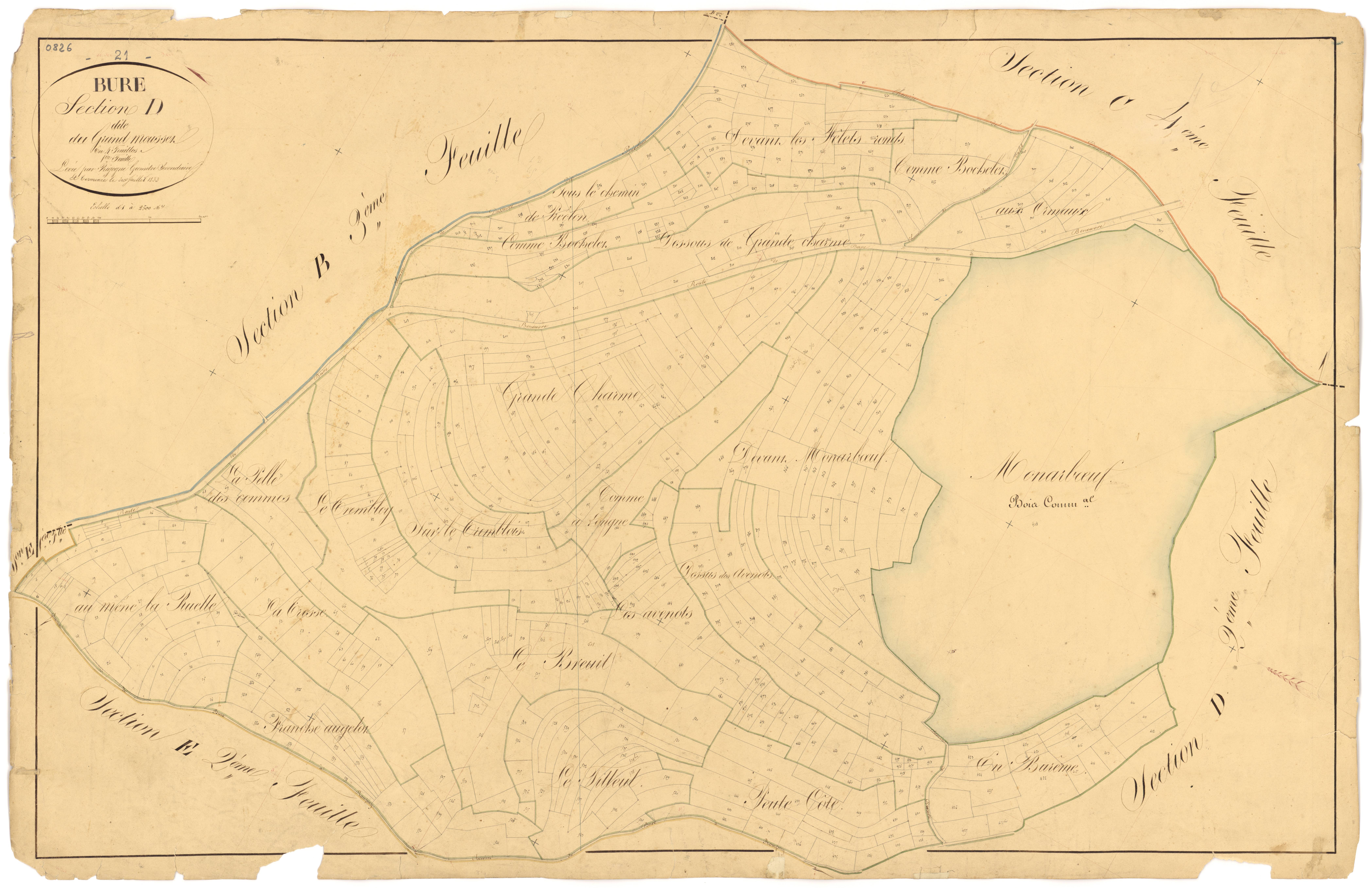 Bure-les-Templiers - Section D1 - 3 P PLAN 120/12