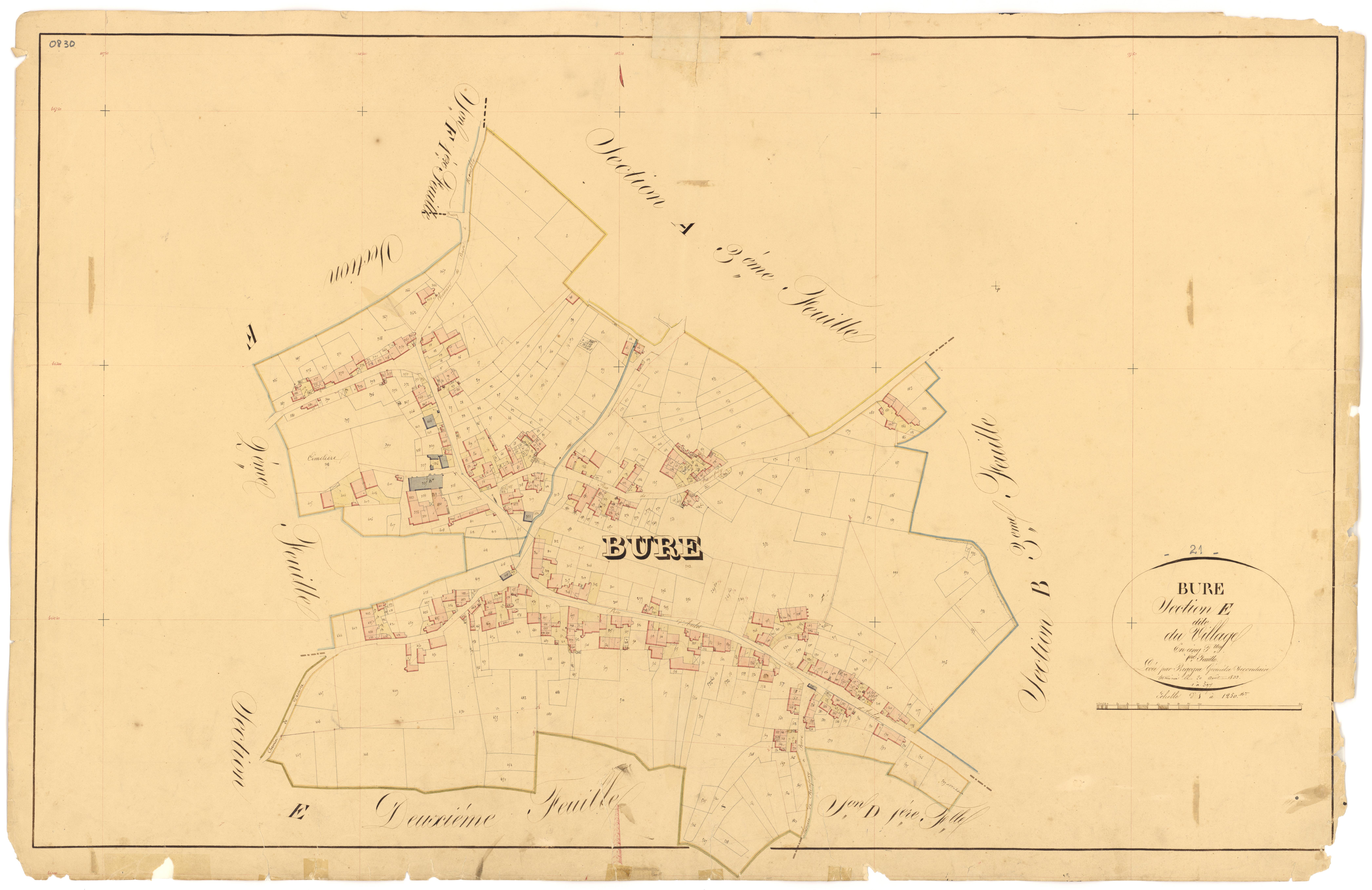Bure-les-Templiers - Section E1 - 3 P PLAN 120/16