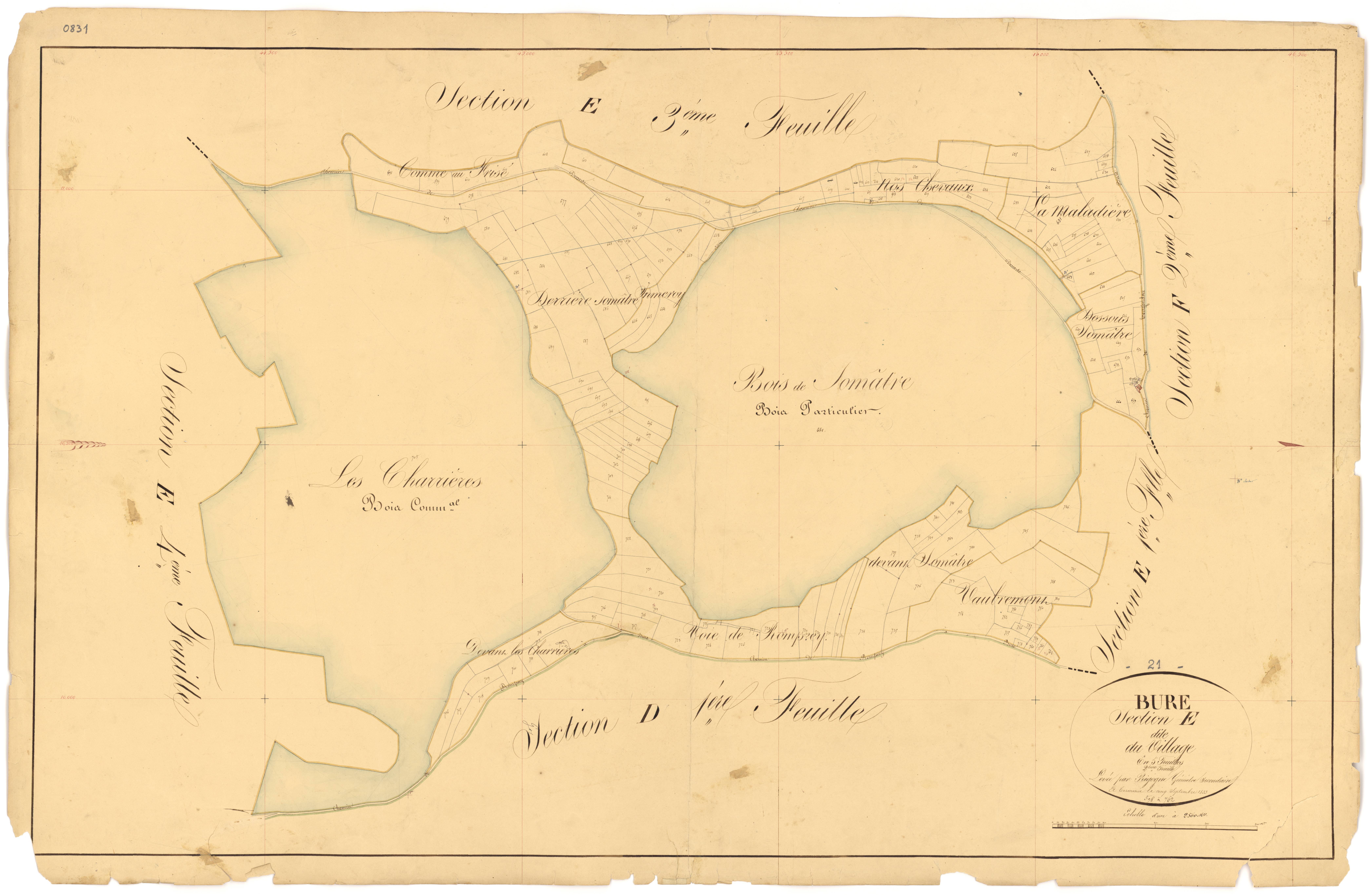 Bure-les-Templiers - Section E2 - 3 P PLAN 120/17