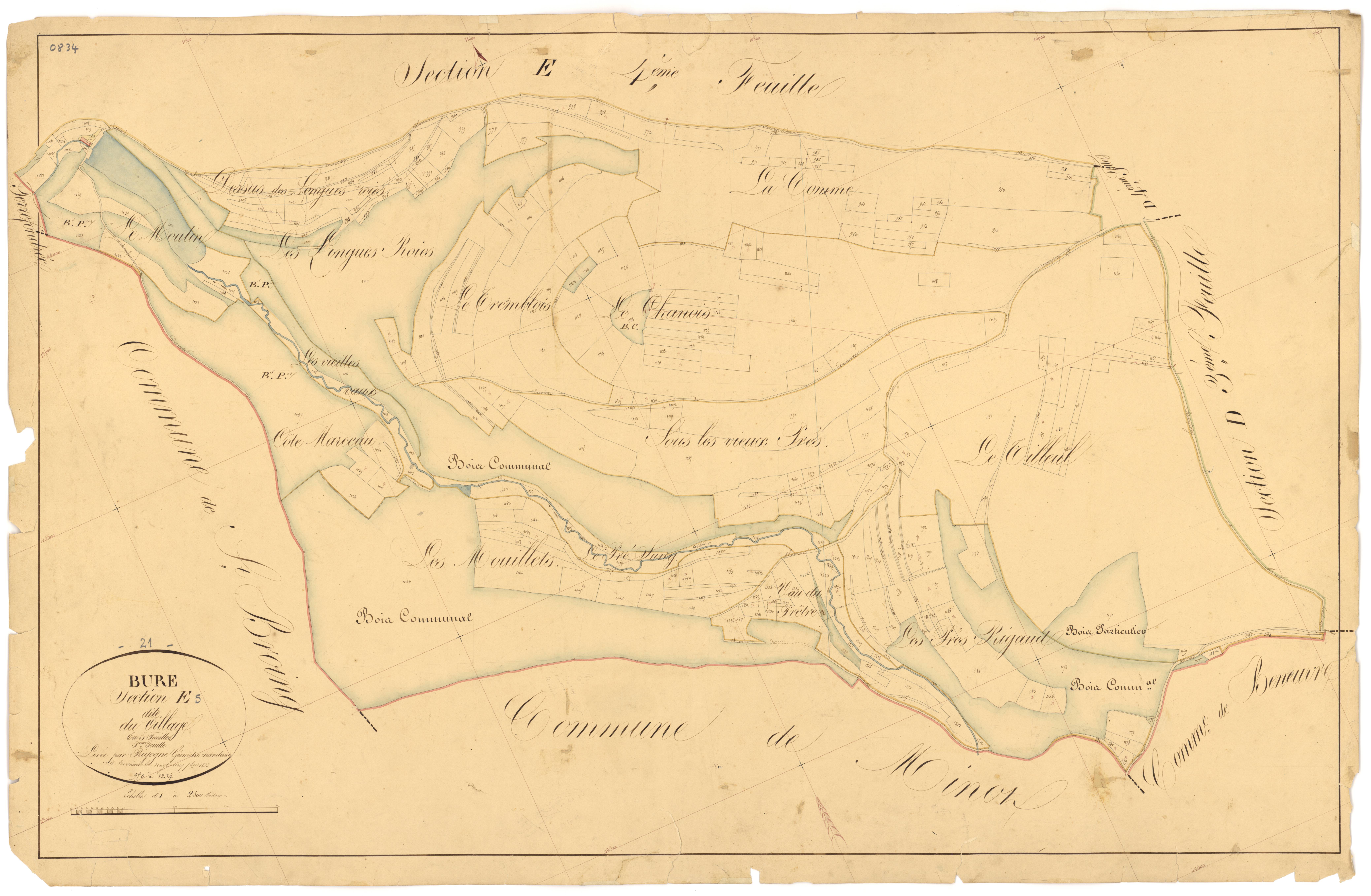 Bure-les-Templiers - Section E5 - 3 P PLAN 120/20